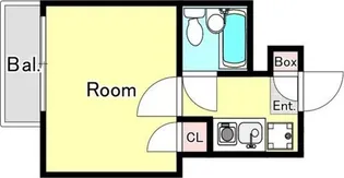 ガーデンスクエア国立【405号室】の間取り