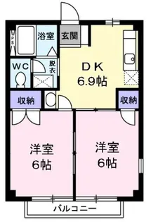 アーバンキャッスル【2階】の間取り