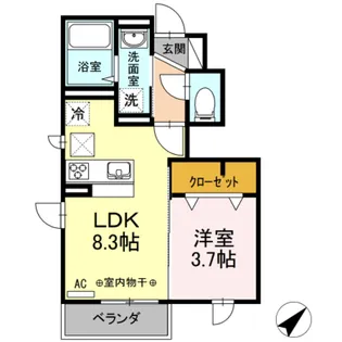 アルシオーネ【1階】の間取り