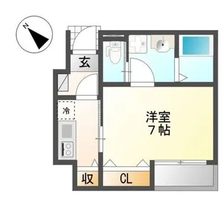 さくらハウス【1階】の間取り