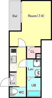 リトルネスト福生【2階】の間取り