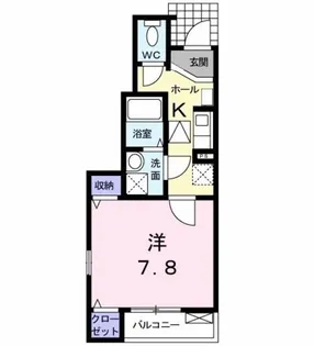 ピアチェーヴォレ【1階】の間取り