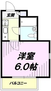 エンジェルマンション立川38番館【201号室】の間取り