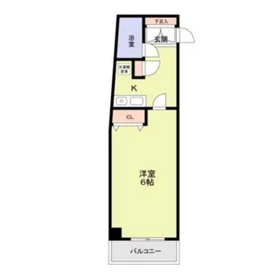 パインコート立川【3階】の間取り