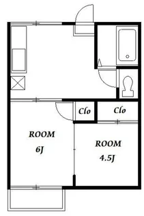 サニーコーポ【1階】の間取り