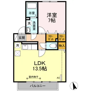 アミティエ【1階】の間取り