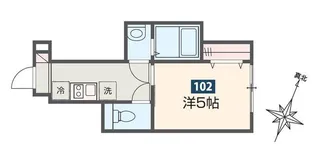 MELDIA矢川Ⅱ 【1階】の間取り