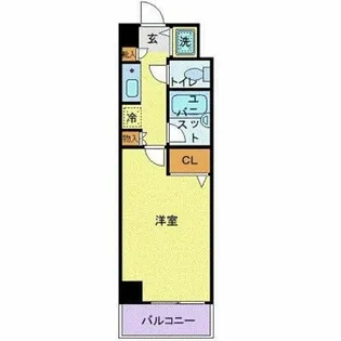 CITY SPIRE国分寺【2階】の間取り