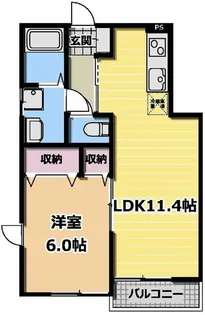 リバーサイド一番館 【2階】の間取り