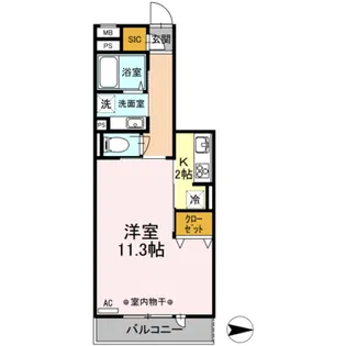 SPIRAL TOWN【2階】の間取り