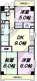 アバクス立川【2階】の間取り