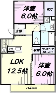 フォレスト・タツイ【3階】の間取り