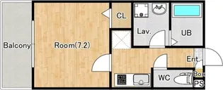 ジーメゾン福生ビブレ【2階】の間取り