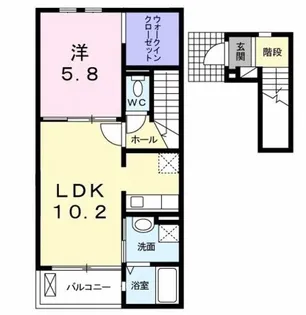 サンエール【2階】の間取り