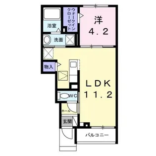 リッカンス ヘム 一番町【1階】の間取り