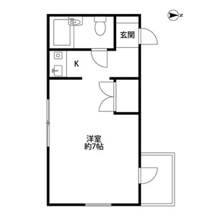 MORE国立【3階】の間取り