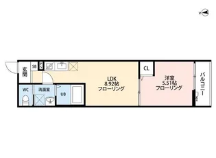 立川セイワレジデンスⅡ【3階】の間取り