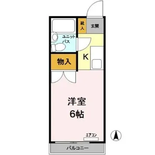 サンアベニュー国立【2階】の間取り