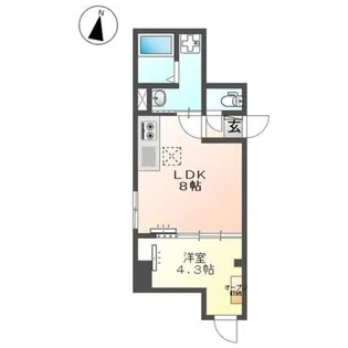 アコード・K【1階】の間取り