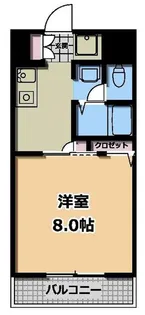 ホワイトレジデンス【2階】の間取り