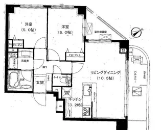 アンビシャスプラザ中神【3階】の間取り