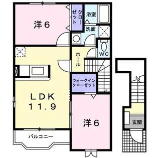 メゾン・ド・COMO【2階】の間取り