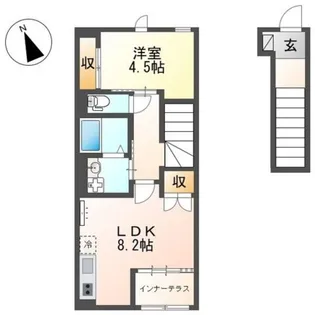 グランプラム本町(GranPlum本町)【2階】の間取り