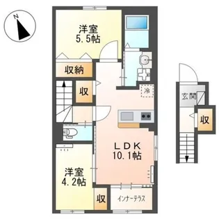 グランプラム本町(GranPlum本町)【2階】の間取り