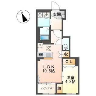 グランプラム本町(GranPlum本町)【1階】の間取り