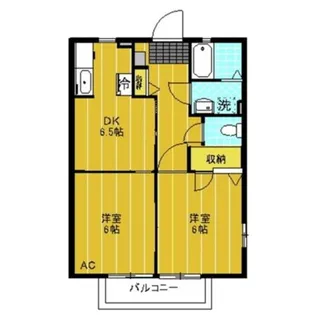 第7登陽コーポ【1階】の間取り