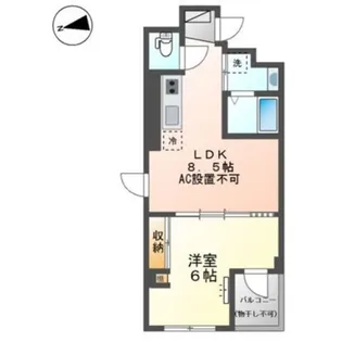 ハイムマルセン日野【3階】の間取り