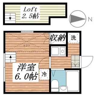 クリスタルハイツ【1階】の間取り