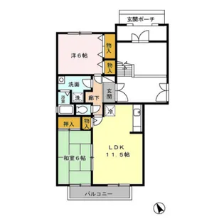 アベニール21【2階】の間取り