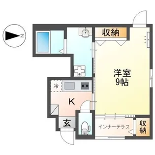 ヴェスタ(Vesta)【1階】の間取り