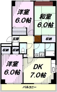 ベルエアーガーデン【1階】の間取り