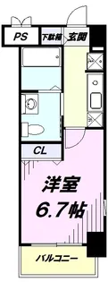 LaSante立川【6階】の間取り