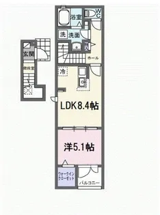 サンフィールド【2階】の間取り