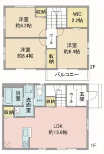 東京都東大和市蔵敷2丁目【一戸建】の間取り