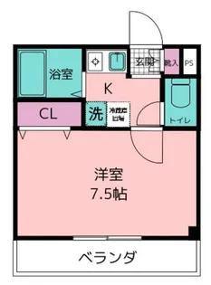 K×K【3階】の間取り