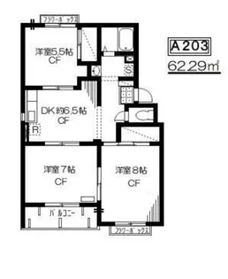 トリヴァンベール美船【2階】の間取り