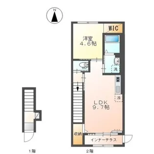 ニュークラリス【207号室】の間取り