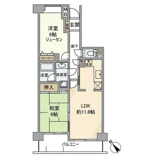 ステイツ西立川昭和記念公園【5階】の間取り
