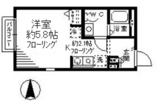 ベルファミーユ【1階】の間取り