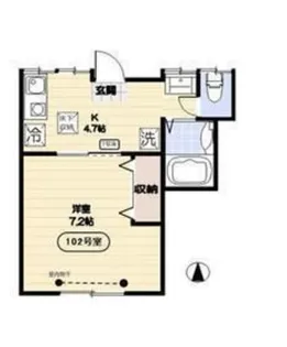 アウローラ【1階】の間取り