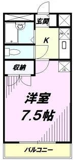 アムール松村【1階】の間取り