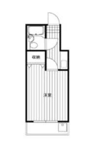 メゾン河辺【1階】の間取り