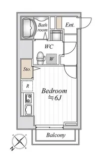 N−Stage豊田【605号室】の間取り