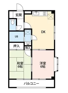 シャンブルド昭島【2階】の間取り