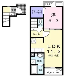 アルドーレ【2階】の間取り