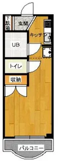 コーポサーザンヒルA棟【2階】の間取り